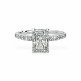 The Signature Hidden Halo Engagement Ring Engagement Rings