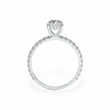 The Signature Hidden Halo Engagement Ring Engagement Rings