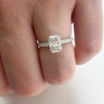 The Signature Hidden Halo Engagement Ring Engagement Rings