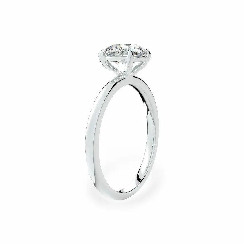 The Traditional Solitaire Round Engagement Ring (4-Claws) Engagement Rings