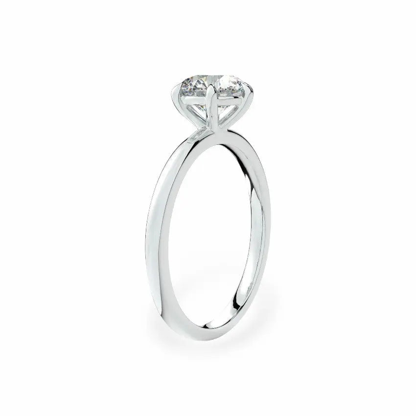 The Traditional Solitaire Round Engagement Ring (6-Claws) Engagement Rings