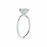 The Tulip Petal Basket Solitaire Emerald Engagement Ring Engagement Rings