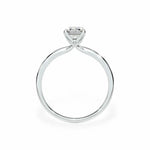 The Tulip Petal Basket Solitaire Emerald Engagement Ring Engagement Rings