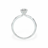 The Tulip Petal Basket Solitaire Emerald Engagement Ring Engagement Rings