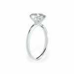 The Tulip Petal Basket Solitaire Oval Engagement Ring Engagement Rings