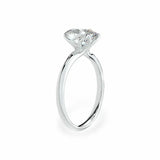 The Tulip Petal Basket Solitaire Oval Engagement Ring Engagement Rings