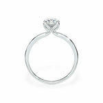 The Tulip Petal Basket Solitaire Oval Engagement Ring Engagement Rings