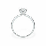 The Tulip Petal Basket Solitaire Oval Engagement Ring Engagement Rings