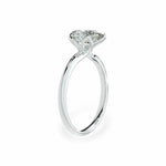 The Tulip Petal Basket Solitaire Pear Engagement Ring Engagement Rings