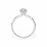 The Tulip Petal Basket Solitaire Pear Engagement Ring Engagement Rings