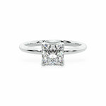 The Tulip Petal Basket Solitaire Princess Engagement Ring Engagement Rings