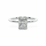 The Tulip Petal Basket Solitaire Radiant Engagement Ring Engagement Rings