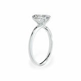 The Tulip Petal Basket Solitaire Radiant Engagement Ring Engagement Rings
