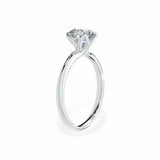 The Tulip Petal Basket Solitaire Round Engagement Ring Engagement Rings