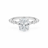 The Versailles Hidden Halo Engagement Ring Engagement Rings