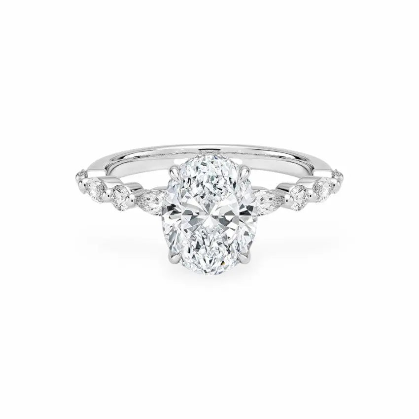 The Versailles Hidden Halo Engagement Ring Engagement Rings