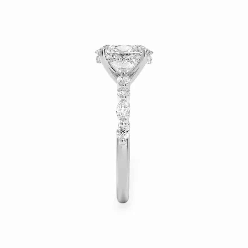The Versailles Hidden Halo Engagement Ring Engagement Rings