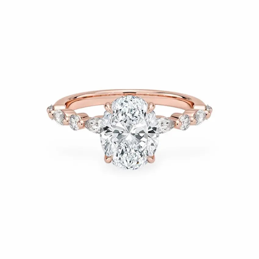 The Versailles Hidden Halo Engagement Ring Engagement Rings