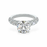 The Victoria Hidden Halo Engagement Ring Engagement Rings