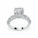 The Victoria Hidden Halo Engagement Ring Engagement Rings