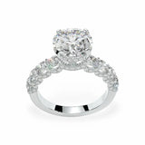 The Victoria Hidden Halo Engagement Ring Engagement Rings