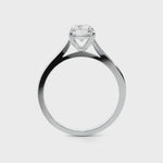 Render Video of Cathedral Solitaire Emerald Engagement Ring in White Gold
